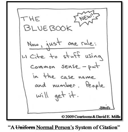 New bluebook, via Courtoons.